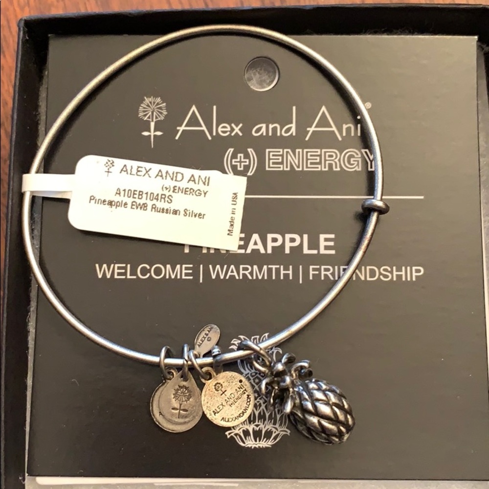Alex and Ani pineapple bracelet
